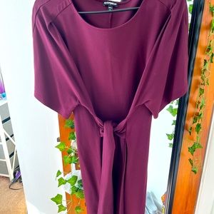 Express tie front dress